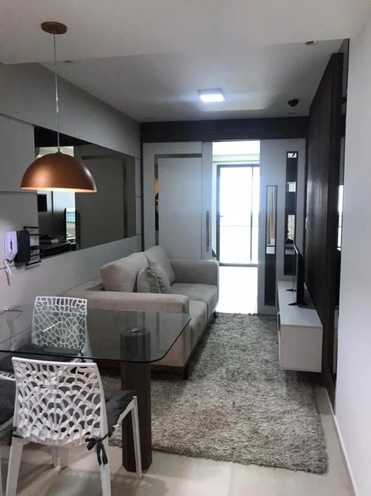 Flat de 1 quarto suíte porteira fechada beira mar de Olinda.