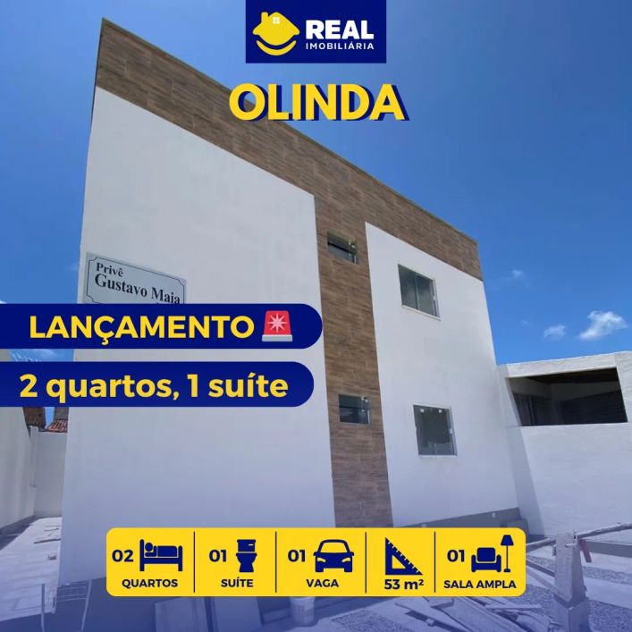 O MELHOR 2 QUARTOS, 1 SUÍTE EM RIO DOCE - OLINDA