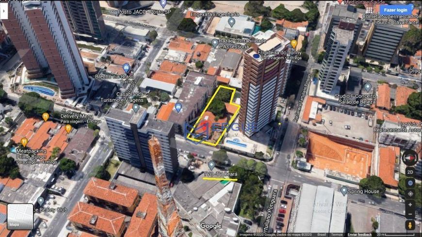 Terreno à venda, 1000 m² por R$ 4.000.000,00 - Aldeota - Fortaleza/CE