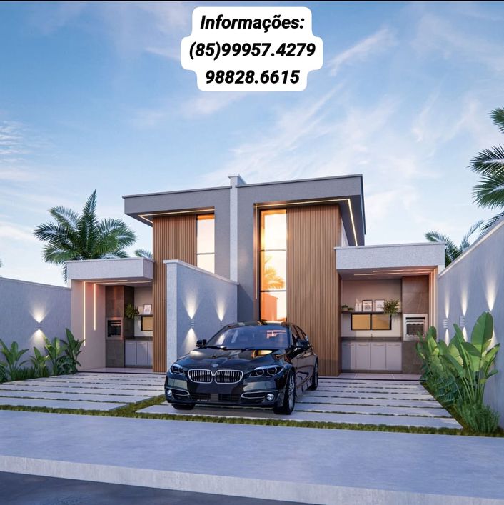Casas novas no Tabapuazinho,Com 03 Quartos,02 suítes, 80m²,Cerca e Portão elétrico, Varanda Gourmet.