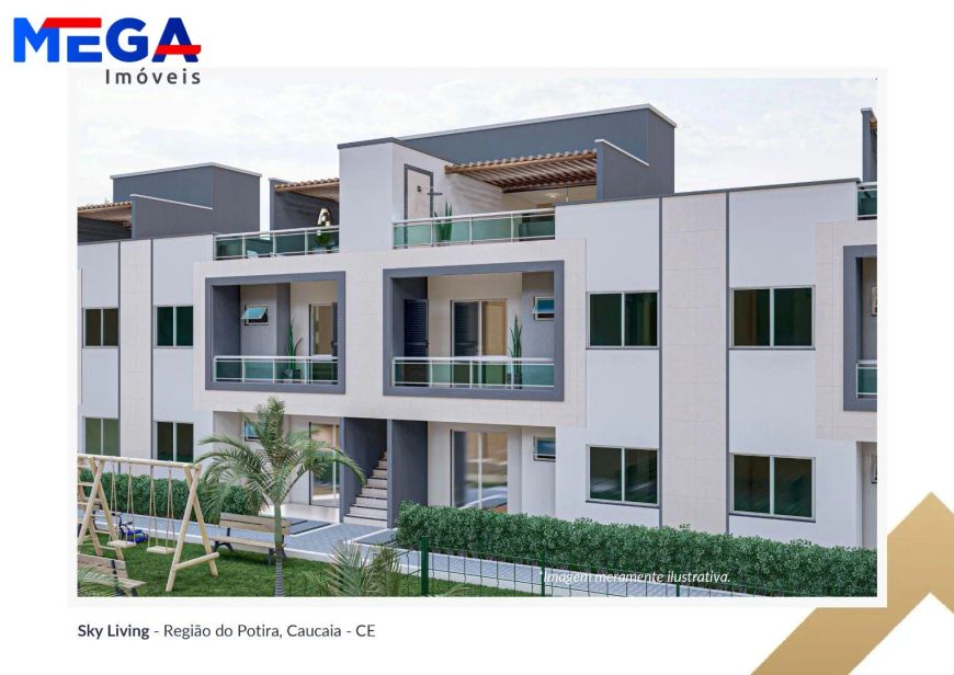 Apartamento com 3 quartos no bairro Parque Potira - Caucaia/CE
