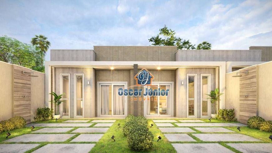 Encantadoras Casas Planas (IMÓVEL NA PLANTA) com 3 Quartos (1 Suíte), 80 m² por R$ 234.000 - Guajiru