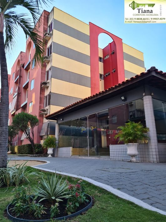 Apartamento no Tabapua Com 03 quartos, 58m², Excelente localização, garagem,Portaria 24hs,Interfone.