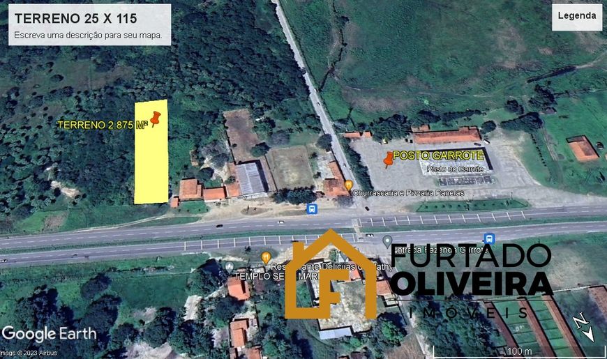 Lote/Terreno para venda possui 2875 metros quadrados em Alto do Garrote - Caucaia - CE