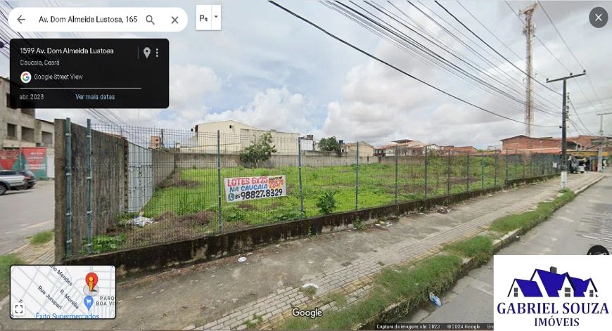 VENDO TERRENO: 3 FRENTES / 2.520 m² / MATRÍCULA / NA AVENIDA / JUREMA CAUCAIA MISTER HULL