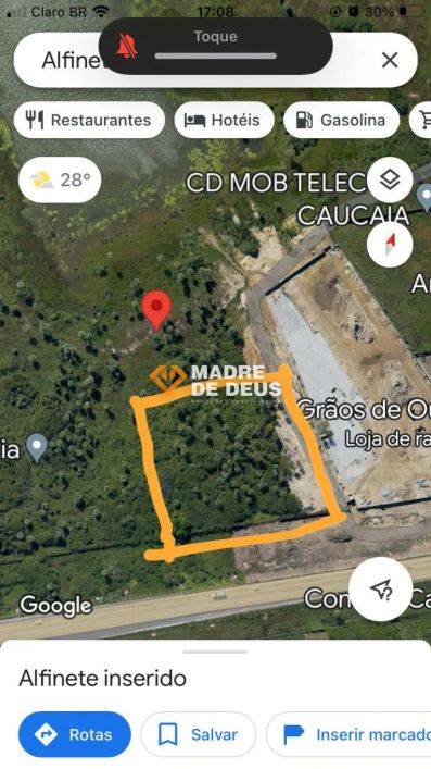 TERRENO DISPONIVEL A VENDA NA BR020