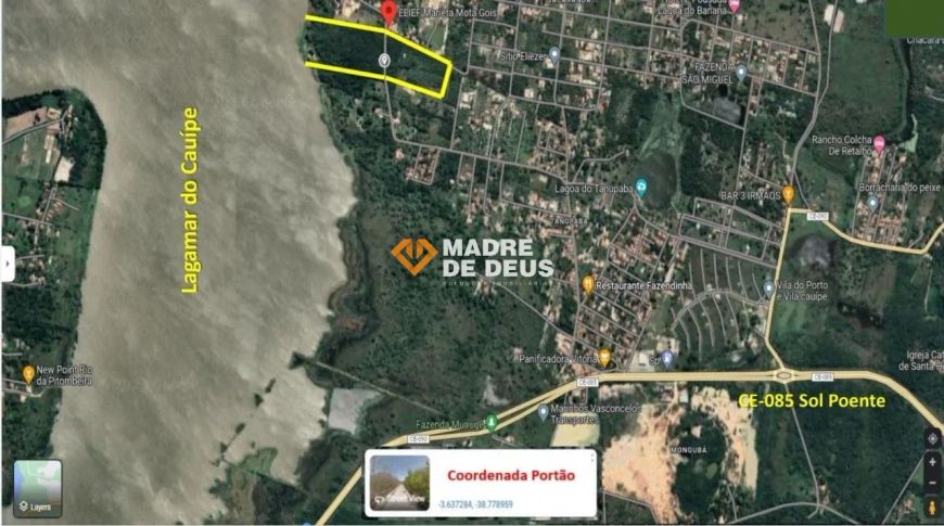 Terreno disponível a venda