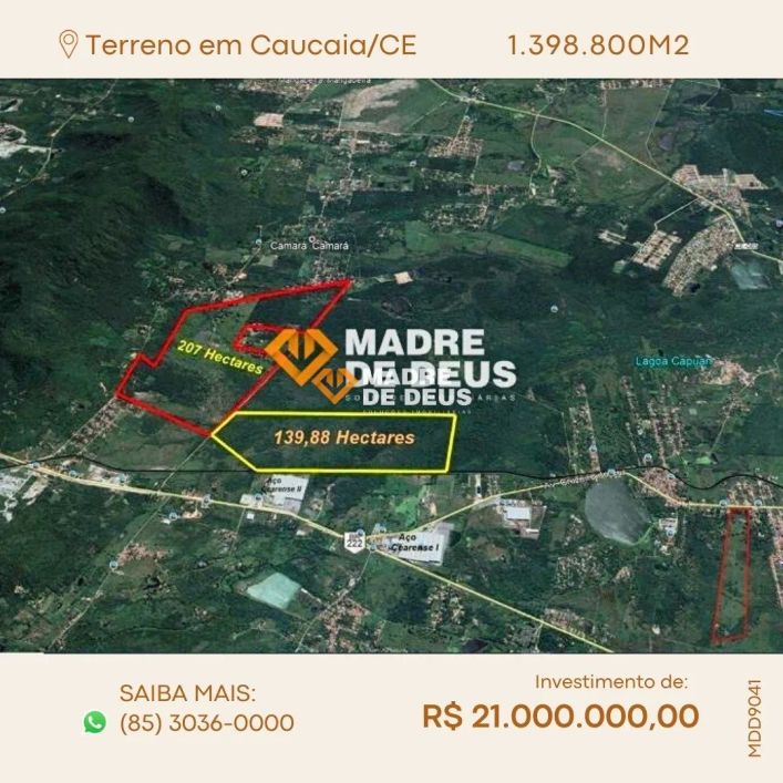 Terreno 139 hecs no Genipabu Caucaia