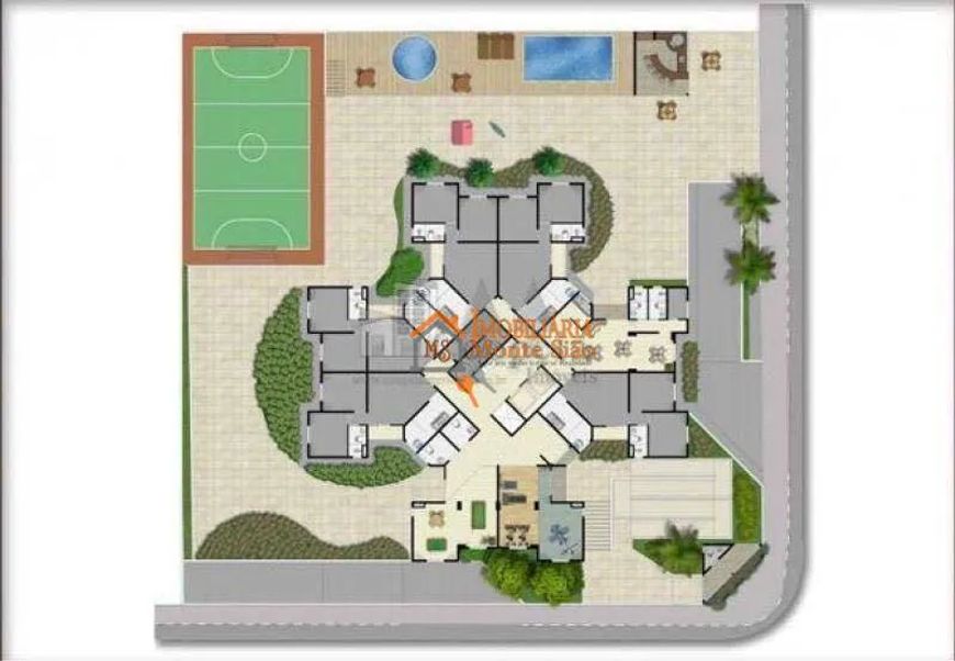 Apartamento com 2 dormitórios à venda, 48 m² por R$ 341.000,00 - Vila São Carlos - Itaquaquecetuba/S