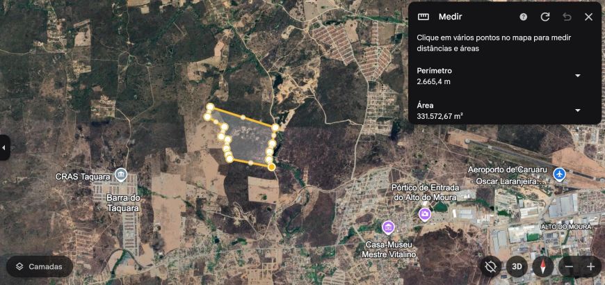 Área para permuta com 33 HA, região de expansão no Alto do Moura - Caruaru - PE