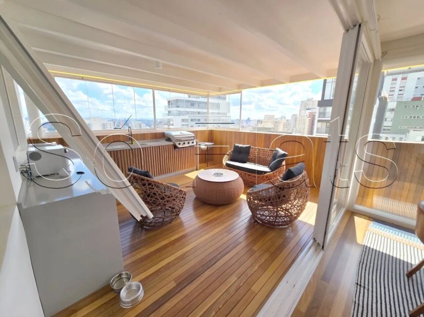 Residencial Pamplona, apto disponível para locação contendo 204m², 2 dormitórios e 1 vaga.