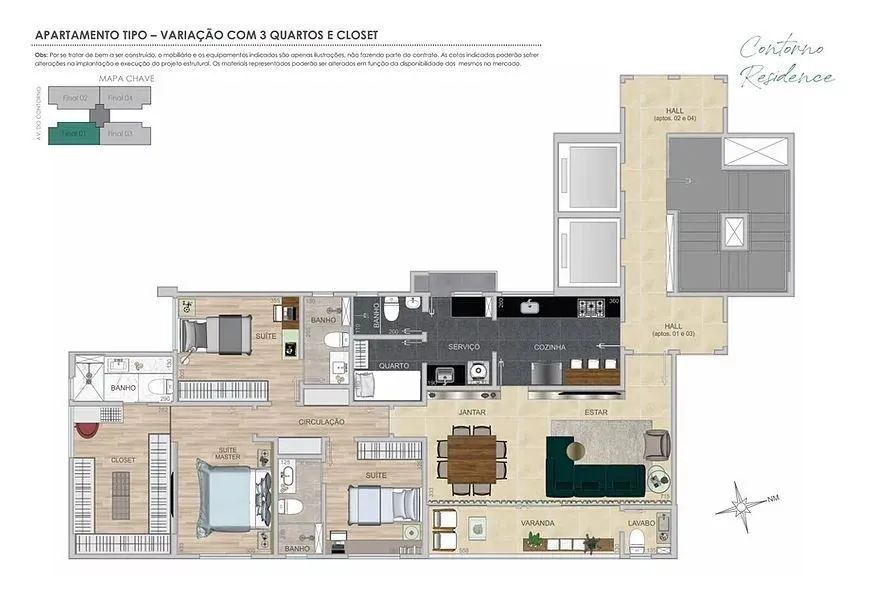 Apartamento, Lourdes, Belo Horizonte, 4 quartos, R$2.630.000,00, à venda na TWA Investimentos.
