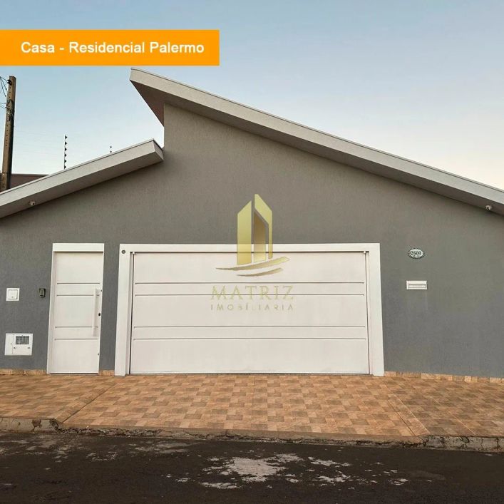 FRANCA - Casa Padrão - Residencial Palermo