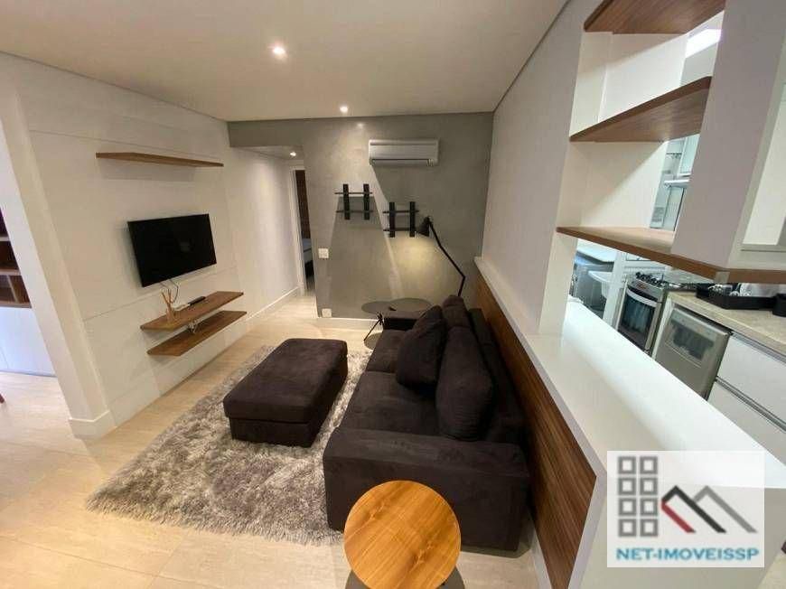 APARTAMENTO 1 DORMITÓRIO (54m²), 1 SUÍTE, 1 VAGA, TERRAÇO, MOBILIADO. NA JUSCELINO E AO LADO SHOPPIN