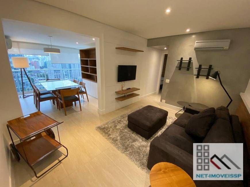 APARTAMENTO 1 DORMITÓRIO (54m²), 1 SUÍTE, 1 VAGA, TERRAÇO, MOBILIADO. NA JUSCELINO E AO LADO SHOPPIN