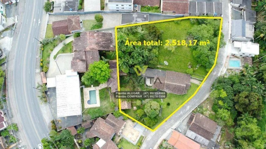Terreno à venda, 2518 m² por R$ 1.200.000 - Salto Weissbach - Blumenau/SC | La Vita Imóveis