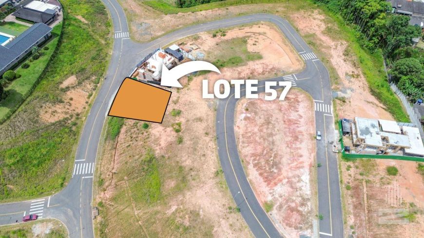 Terreno à Venda em Condomínio Fechado com 269m² no bairro Itoupava Norte em Blumenau