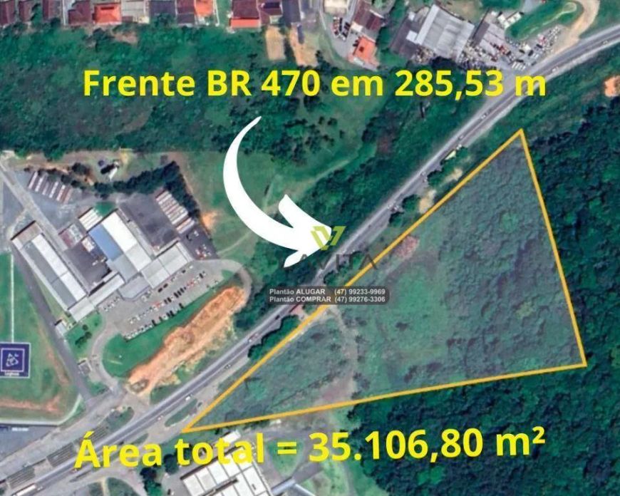 Terreno à venda, 35 m² por R$ 9.500.000 - Badenfurt - Blumenau/SC | La Vita Imóveis