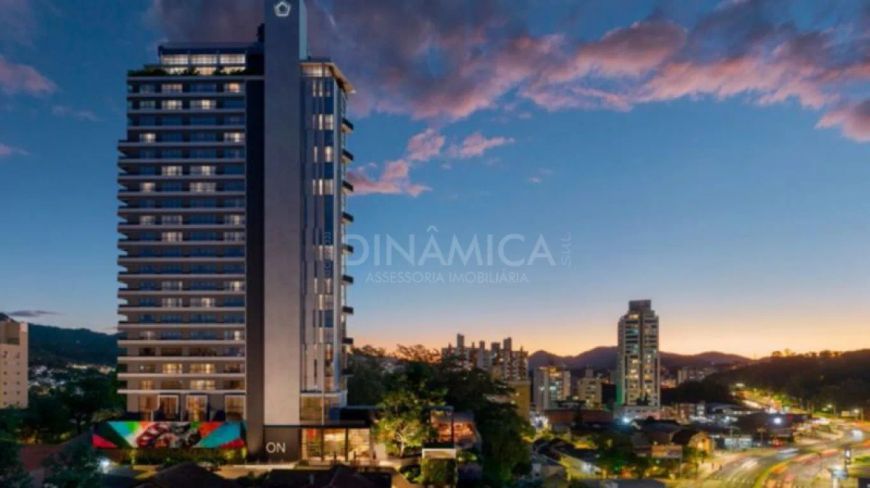 Loft em construção à venda próximo a Vila Germânica em Blumenau entregue Mobiliado