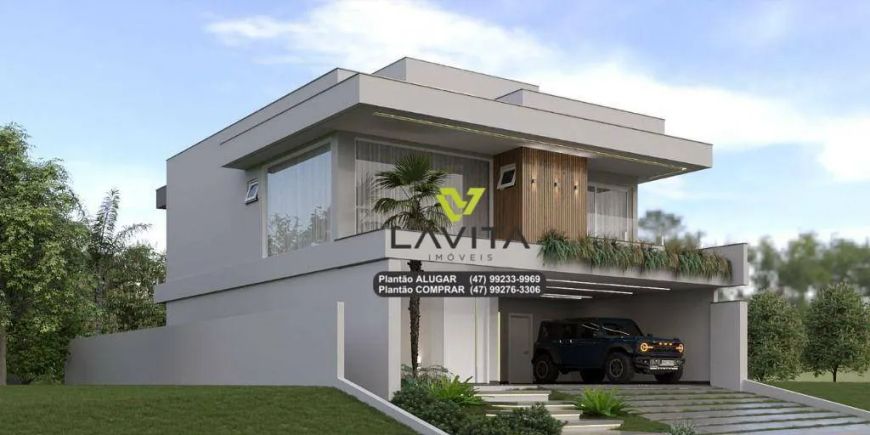 Casa com 3 suítes à venda, 283 m² por R$ 2.499.000 - Ponta Aguda - Blumenau/SC | La Vita Imóveis