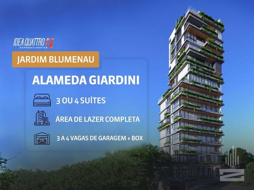 Alameda Giardini - Construtora Idea Quattro - Apartamento 3 Suítes no bairro Jardim Blumenau em Blum