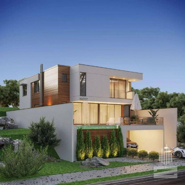 Casa Alto Padrão na Planta com 450m2, à Venda no Condominio Golden Park em Blumenau