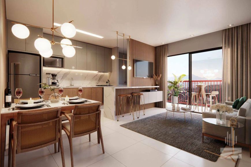 Apartamento com 2 dormitórios à venda, 67 m² por R$ 420.000,00 - Velha - Blumenau/SC