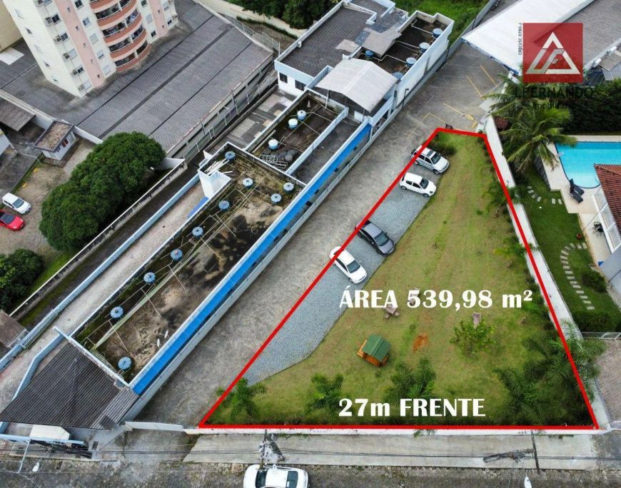 Terreno à venda, 539 m² por R$ 431.984,00 - Água Verde - Blumenau/SC