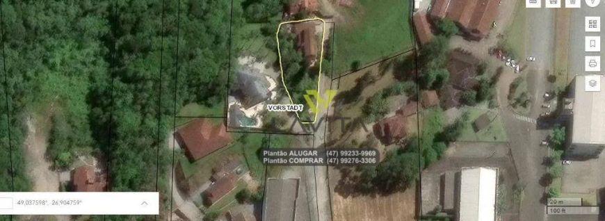 Terreno à venda, 956 m² por R$ 800.000,00 - Vorstadt - Blumenau/SC