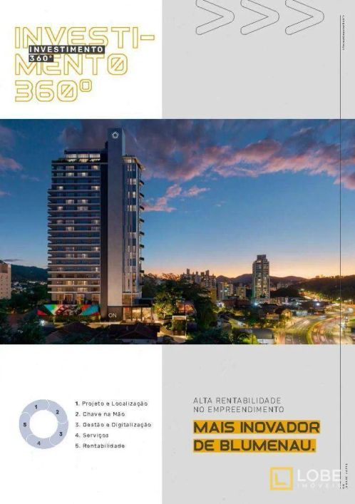 Loft com 1 dormitório à venda, 25 m² por R$ 361.000,00 - Velha - Blumenau/SC