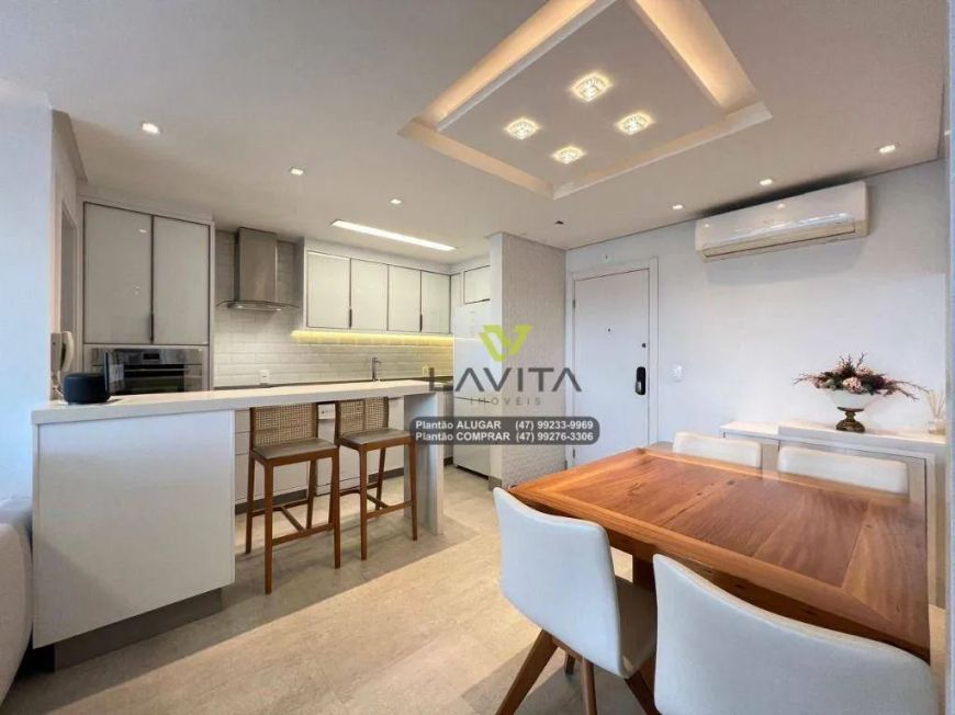 Apartamento à Venda TOTALMENTE MOBILIADO 3 Dormitórios, Sendo 1 Suíte - Res.Grand Cayman - Itoupava