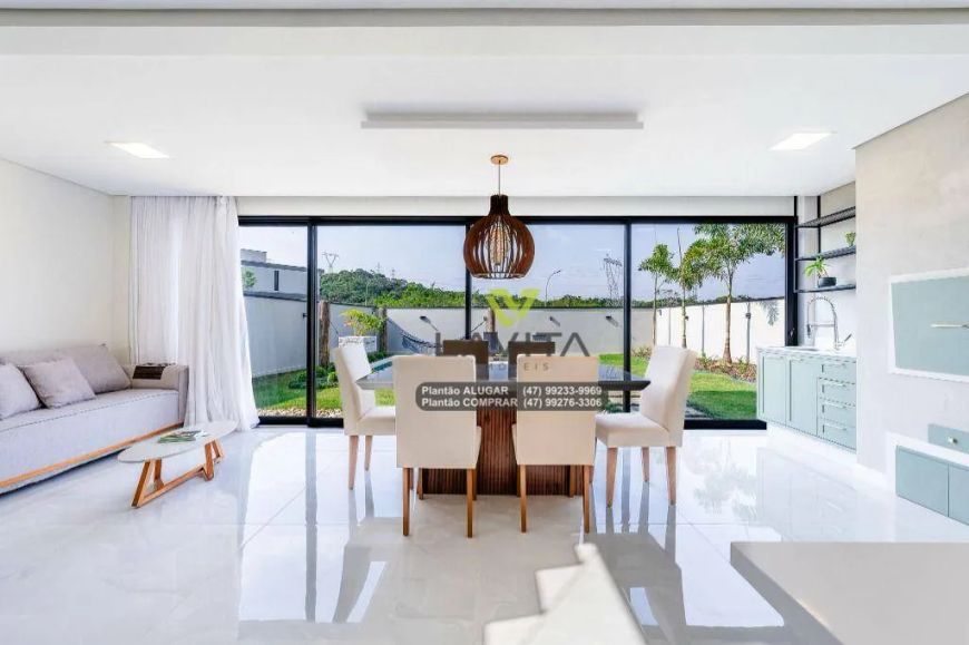Casa CONDOMÍNIO FECHADO - VENDA - 100% Mobiliada, com 3 suítes, à venda, 266 m² - Ponta Aguda - Blum