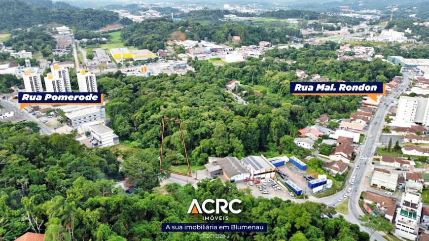 ACRC Imóveis - TE01192 - Terreno para Venda no Bairro Salto do Norte