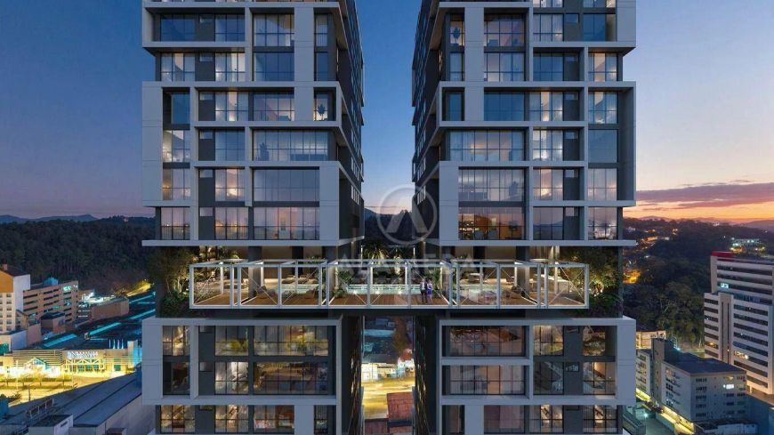 Apartamento com 3 dormitórios à venda, 159 m² por R$ 1.998.688,00 - Centro - Blumenau/SC