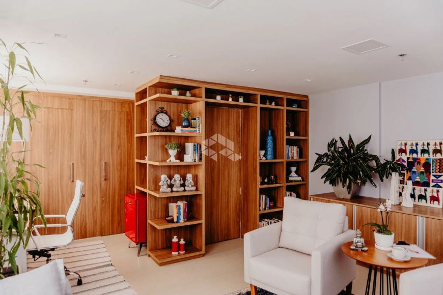 Sala comercial mobiliada, com móveis sob medida, vaga de garagem dupla, no Bairro Marechal Rondon, n