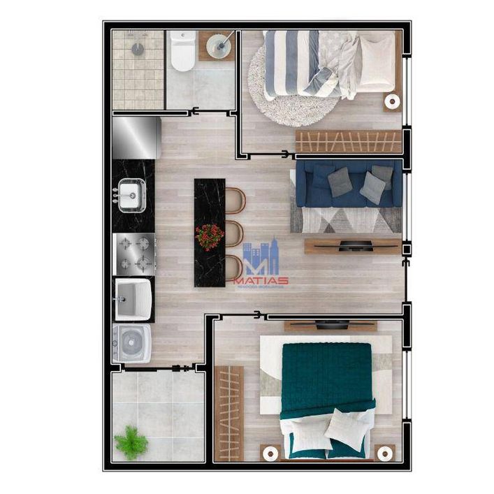 Apartamento com 2 dormitórios à venda, 40 m² por R$ 260.000,00 - Vila Beatriz - São Paulo/SP