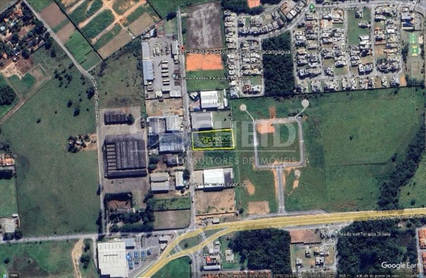 Terreno plano excelente com total de 5.731,00m² de área em Taubaté