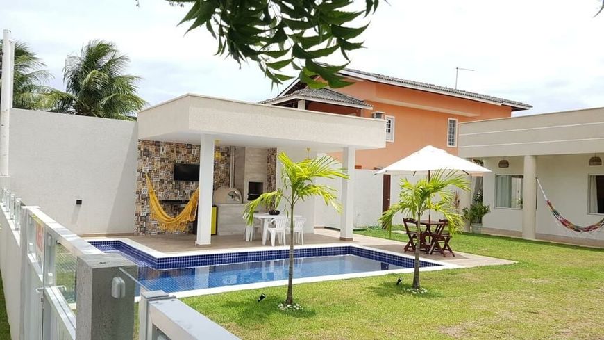 Casa Vilas Do Jacuípe Luxo 3 Suítes 420m² Decorada Mobiliada Barra Jacuípe Reg. Estrada do Coco