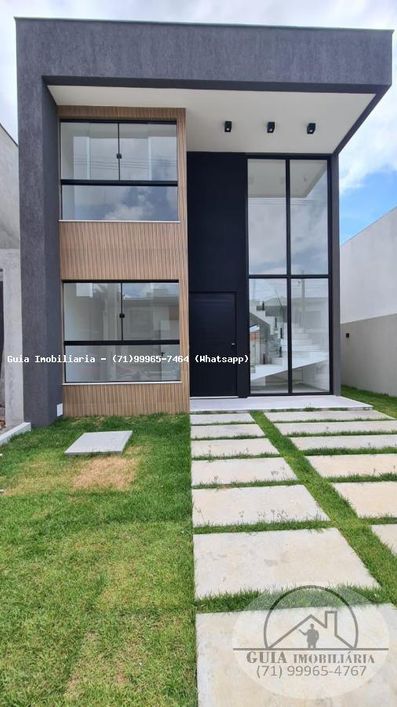 Casa em Condomínio para Venda em Camaçari, Catu de Abrantes (Abrantes), 4 dormitórios, 4 suítes, 5 b