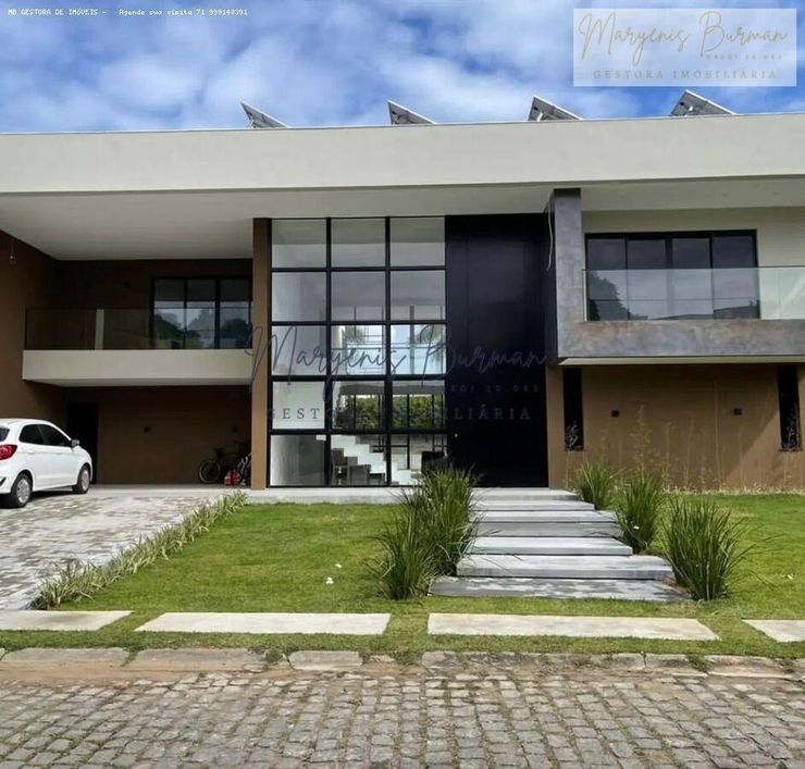 Casa em Condomínio para Venda em Camaçari, Busca Vida (Abrantes), 4 dormitórios, 4 suítes, 4 banheir