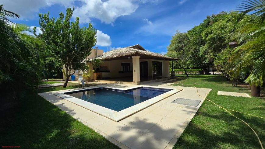 Excelente casa Térrea, 4 suítes, Piscina e Varanda Gourmet com Churrasqueira, Busca Vida, Camaçari,