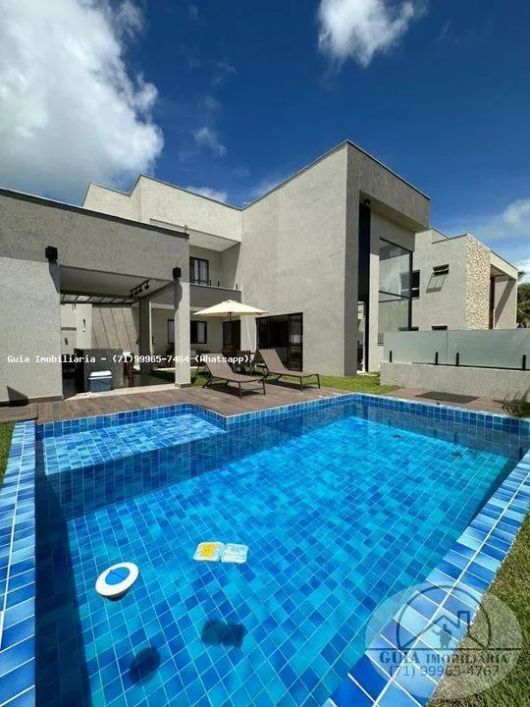 Casa em Condomínio para Venda em Camaçari, Boa Esperança (Monte Gordo), 5 dormitórios, 5 suítes, 6 b