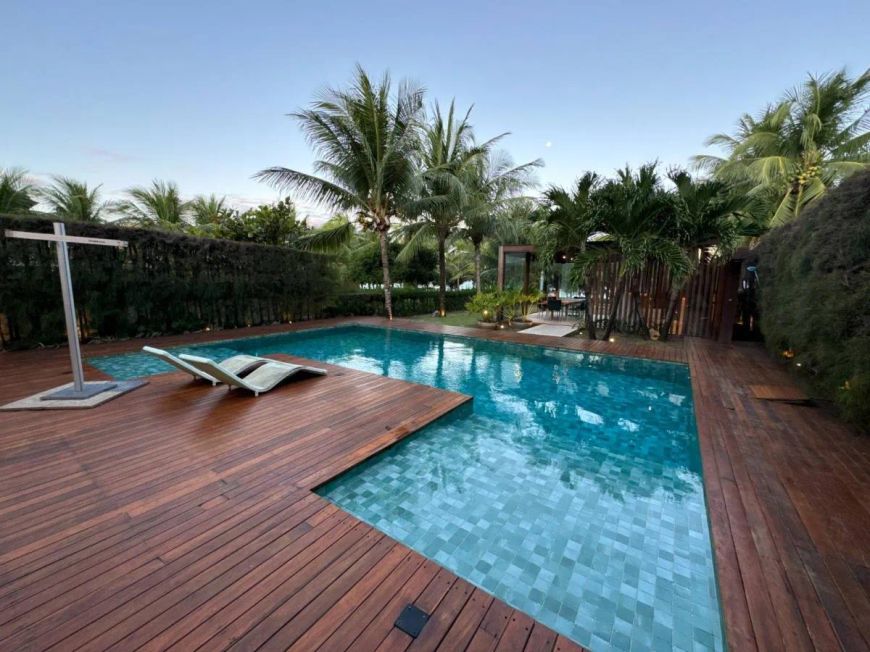 Casa Guarajuba Frente Mar 5 suítes Reg Praia Forte Estrada do Coco Linha Verde Paraíso