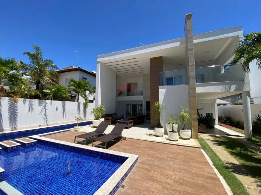 Casa para Venda em Camaçari, Guarajuba (Monte Gordo), 5 dormitórios, 5 suítes, 8 banheiros, 3 vagas