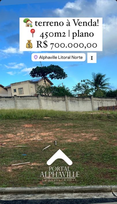 Terreno em Alphaville Litoral Norte 1