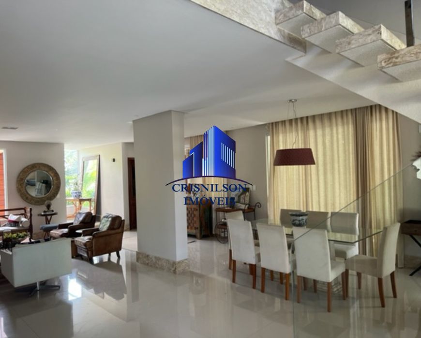 CASA À VENDA CONDOMÍNIO RESERVA BUSCAVILLE R$ 4.800.000,00, PISCINA, DECORADA, ARMÁRIOS, 5 SUÍTES, 9