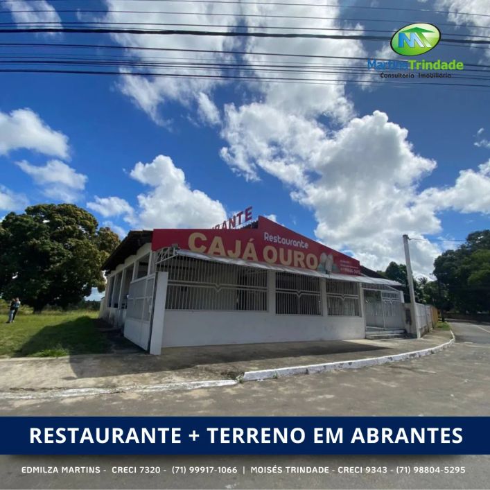 OPORTUNIDADE de Ponto Comercial com terreno na Cajazeira de Abrantes!