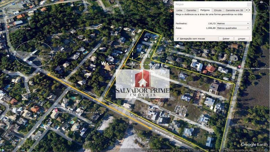 Terreno à venda, 1006 m² por R$ 870.000 - Catu de Abrantes - Lauro de Freitas/BA