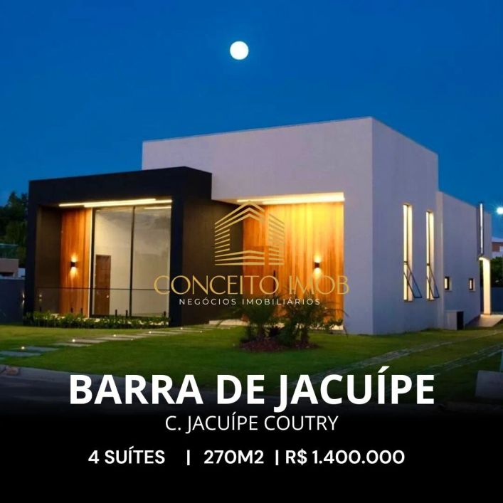 Casa à venda no bairro Barra de Jacuípe - Camaçari/BA