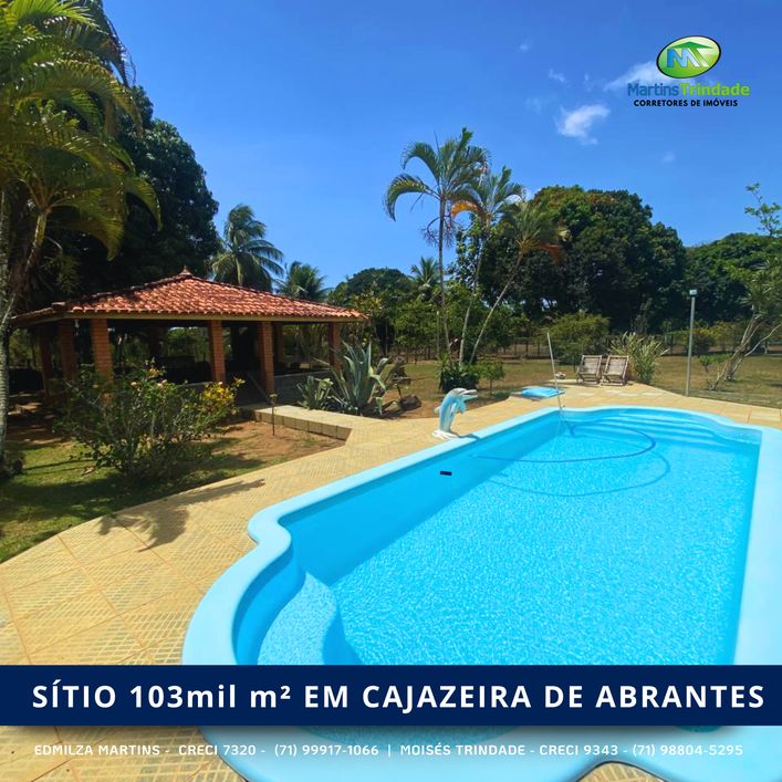 Maravilhoso Sítio com 103mil m² em Cajazeiras de Abrantes